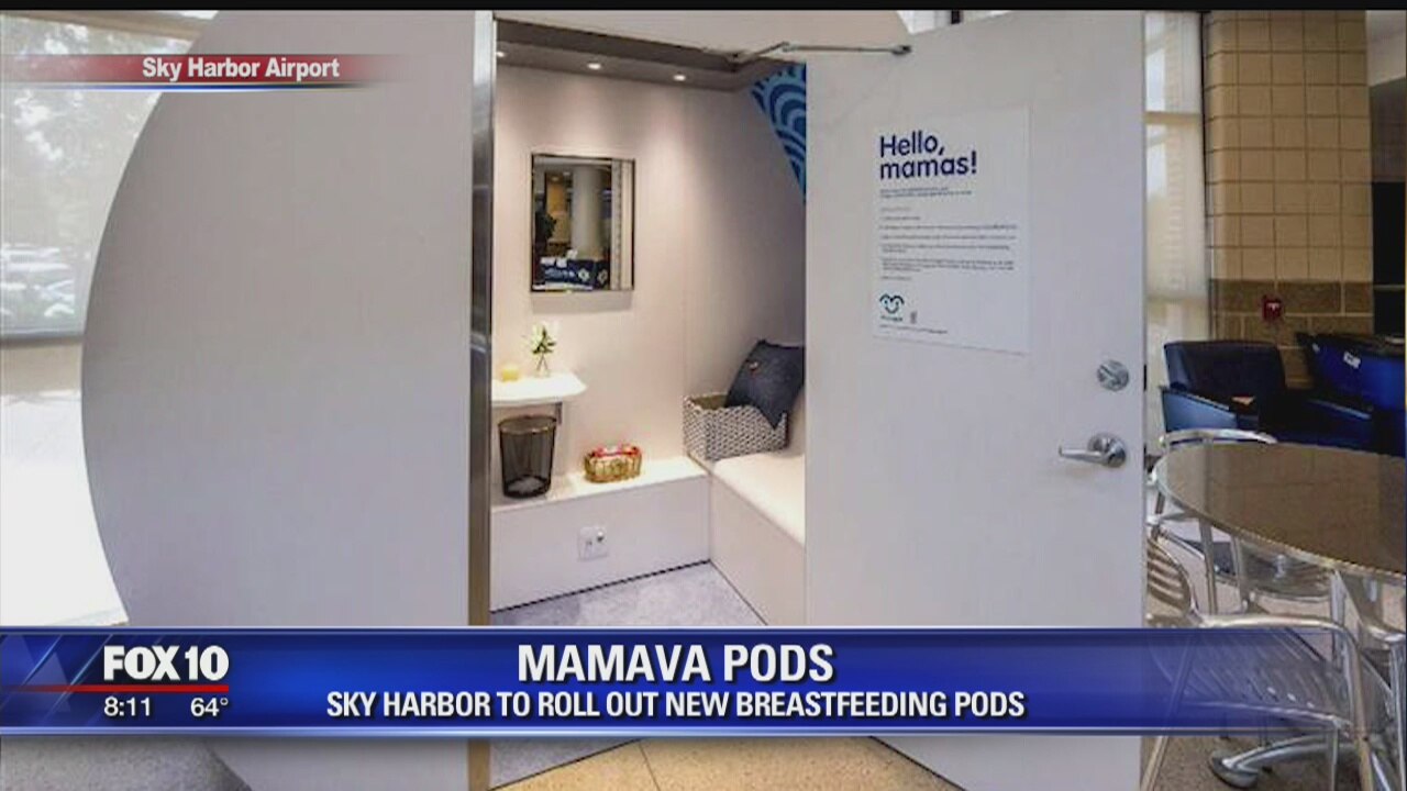 Sky Harbor to roll out new breastfeeding pods