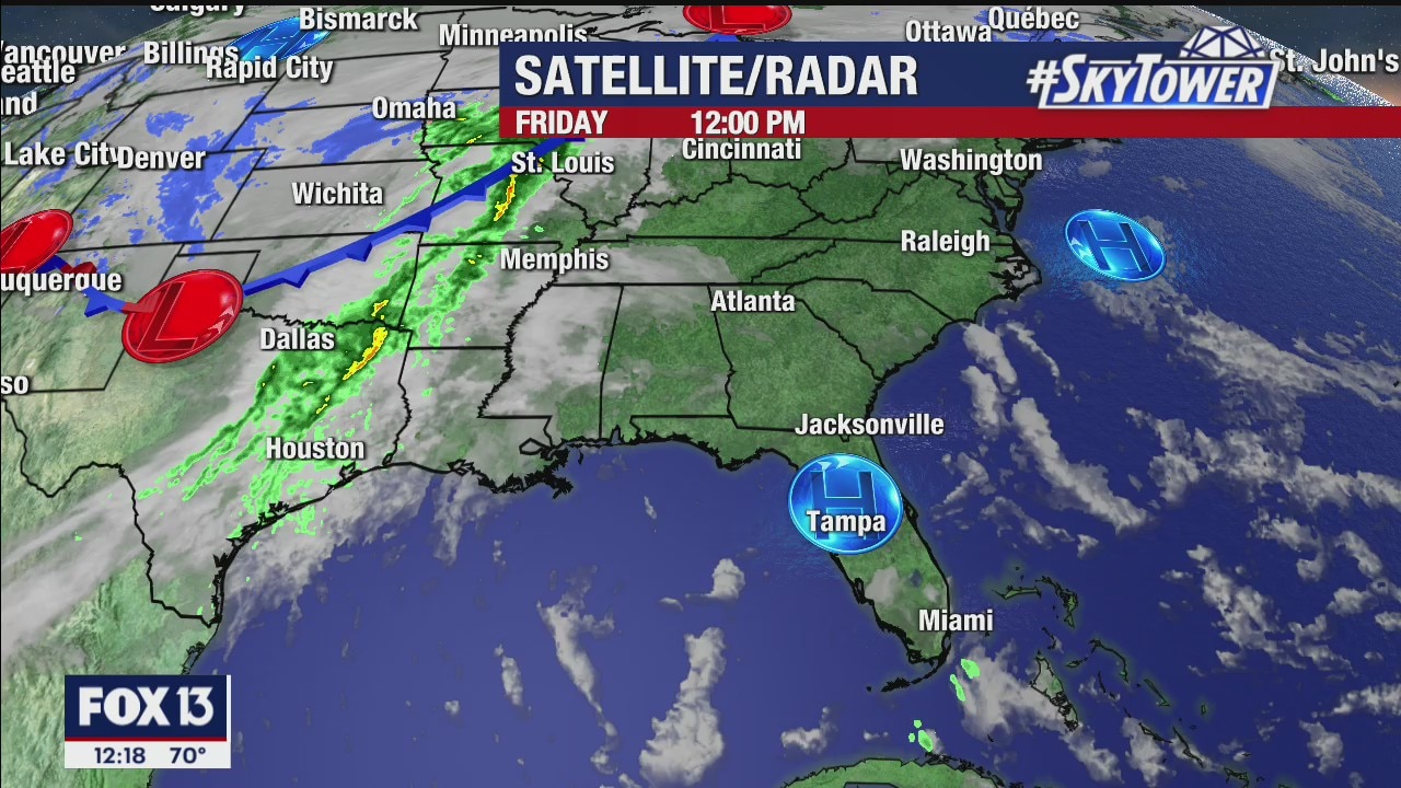 Friday afternoon forecast