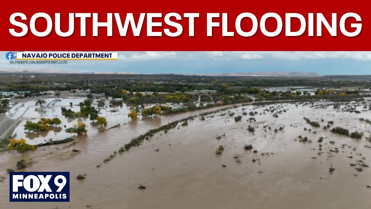 Rare tornadoes, record flooding hit New Mexico and Southwest