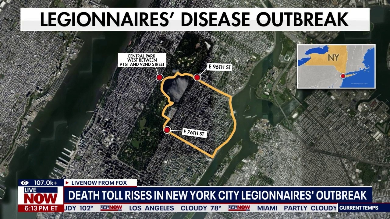 Legionnaires disease: Death toll rises in NYC