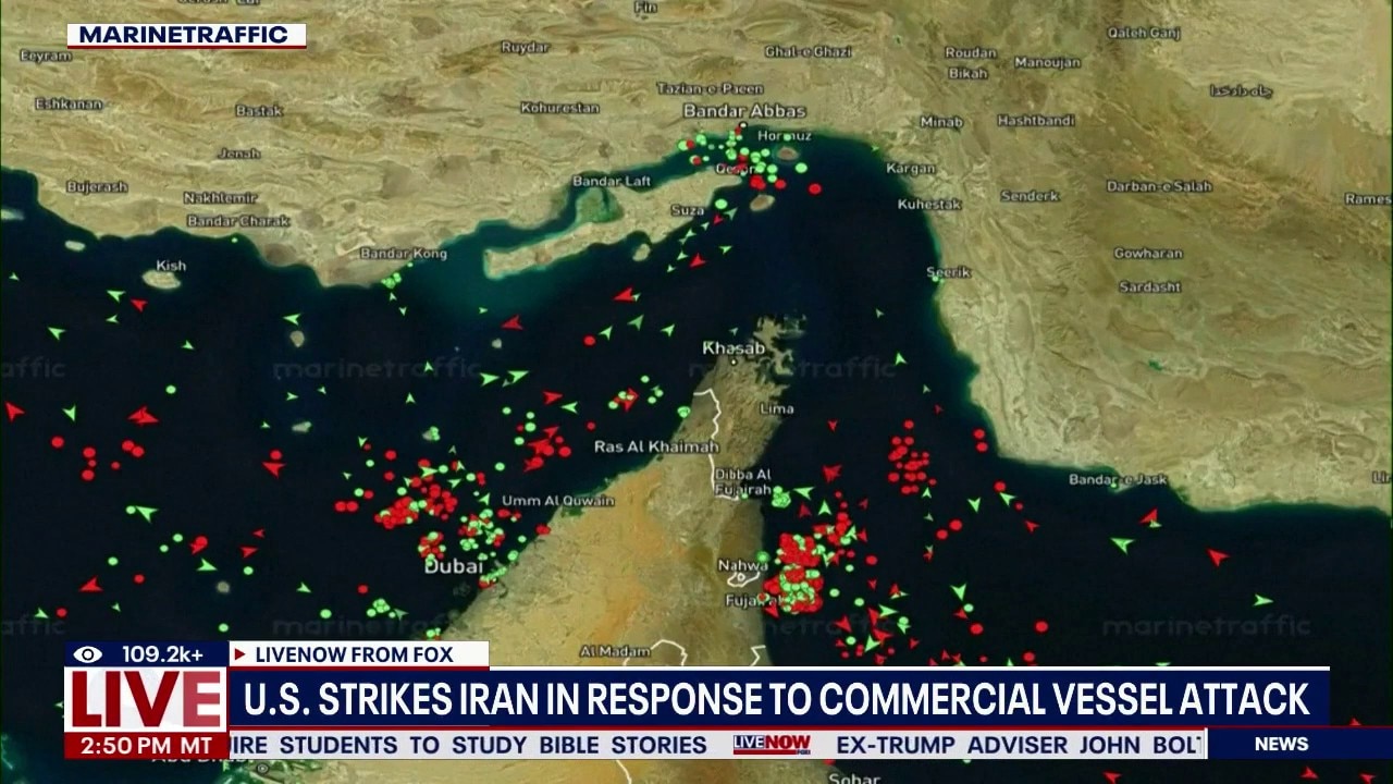 US strikes Iran in response to commercial vessel attack