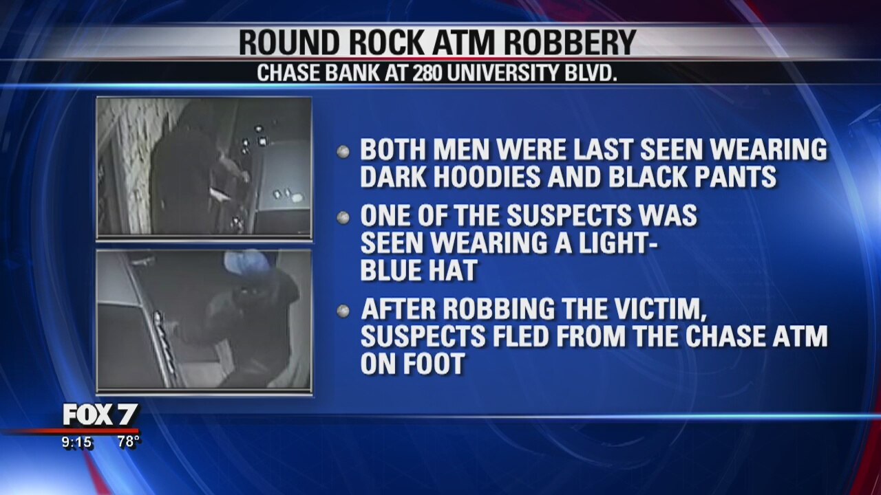 Round Rock ATM robbery
