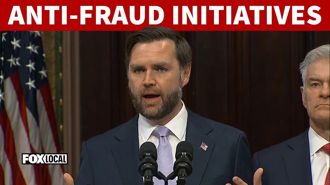FULL: Vice Pres. Vance holds federal anti-fraud initiatives news conference