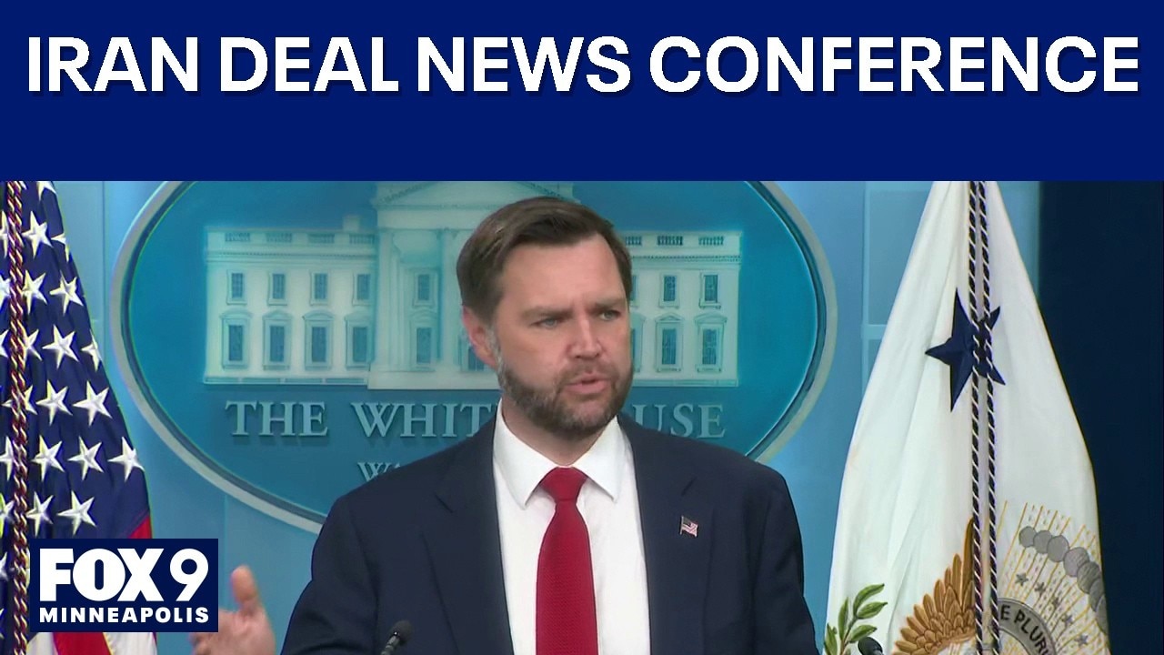 Vice President Vance White House conference on Iran deal [FULL PRESSER]
