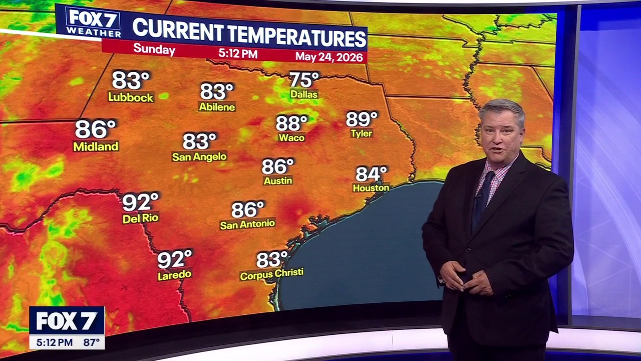 Austin weather: May 24 evening forecast