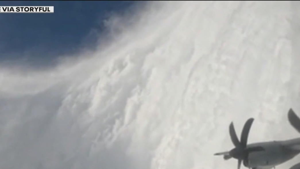 VIDEO: Inside the eye of Hurricane Melissa