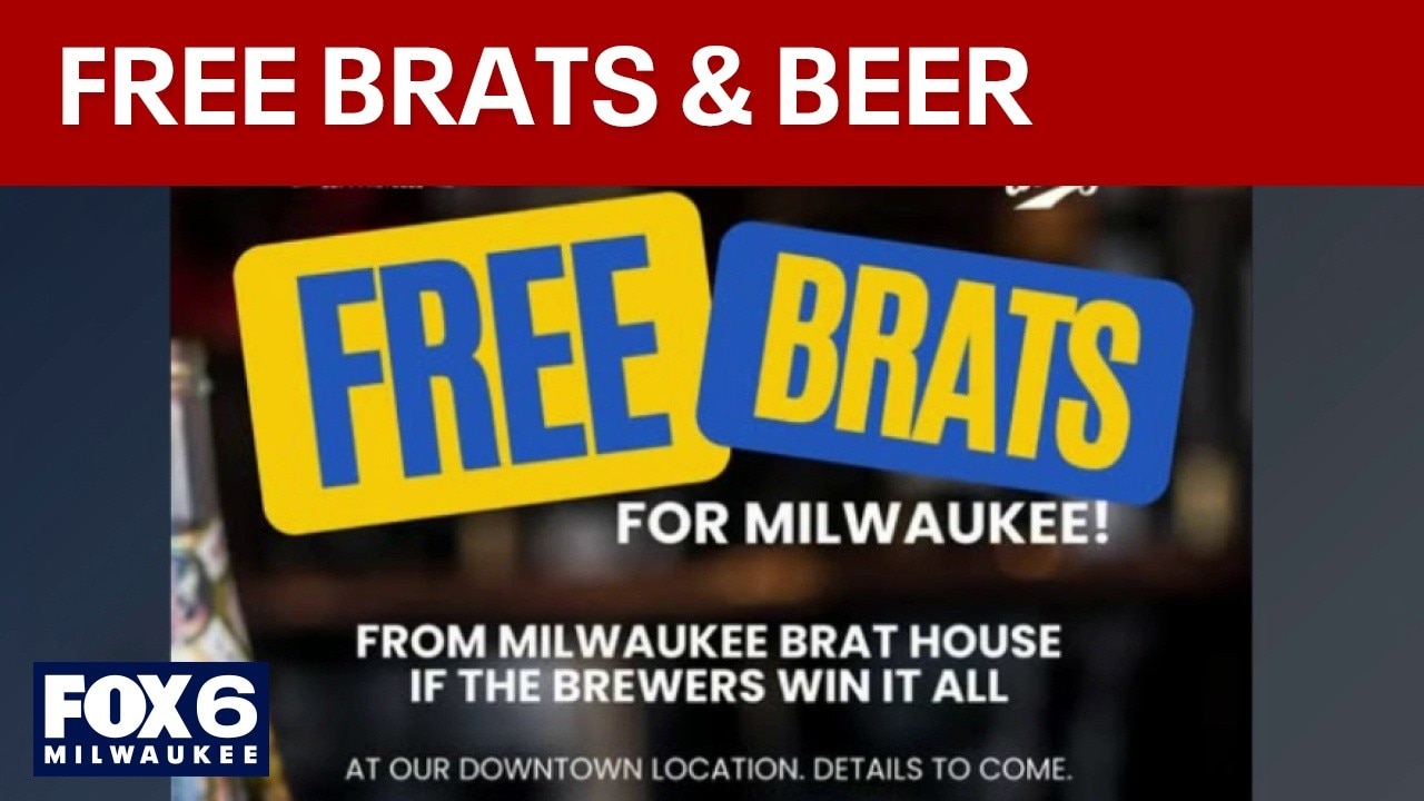 Free brats and beer if the Brewers win it all: How to claim yours