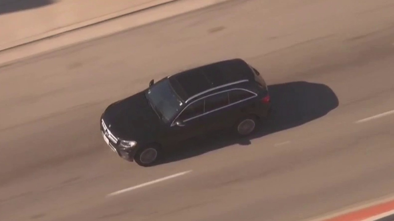 SUV leads police chase across LA, Orange counties