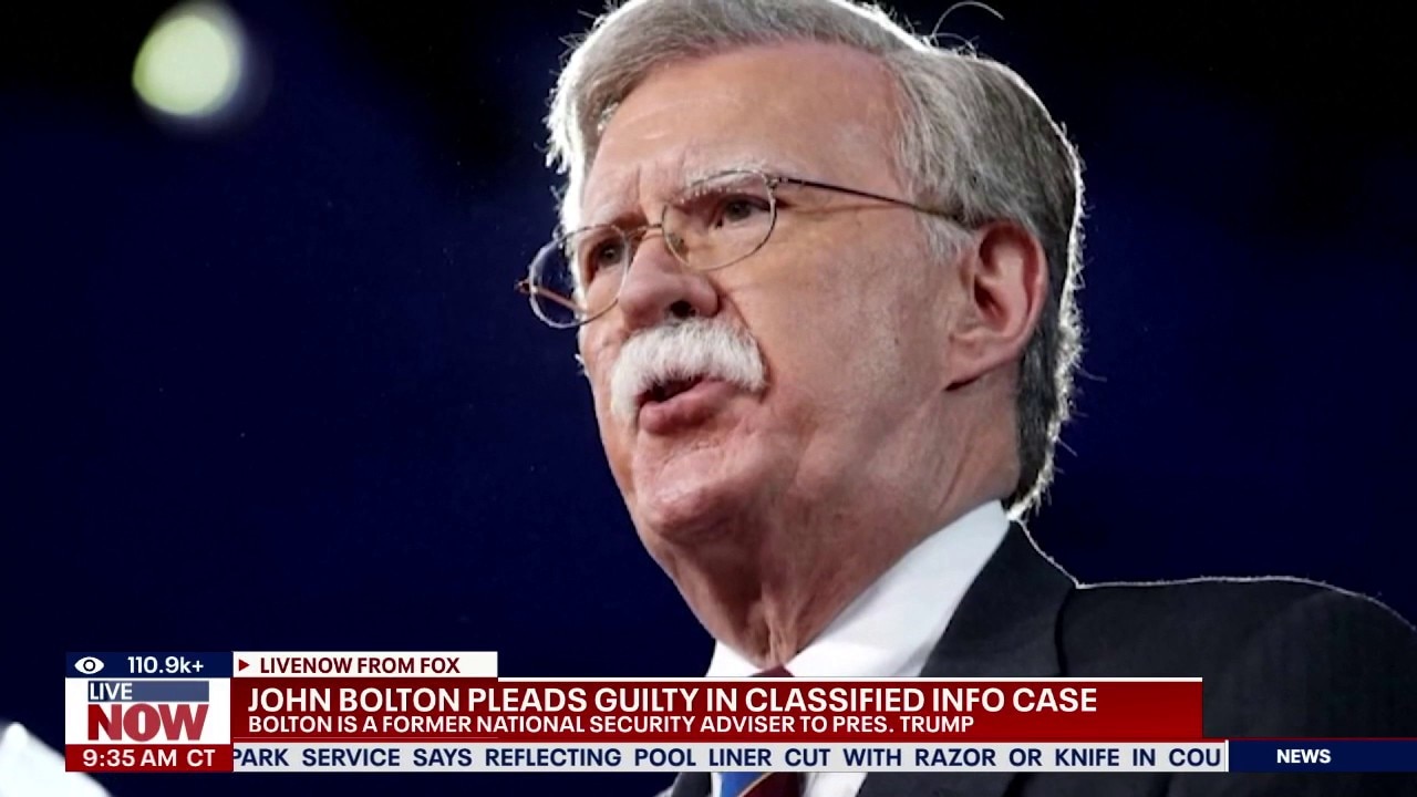 Ex-Trump adviser John Bolton pleads guilty