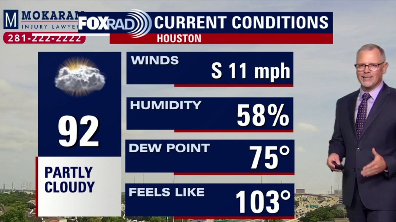 Houston weather: July 18 evening forecast