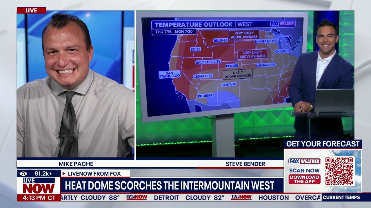 Heat dome scorches the Intermountain West states