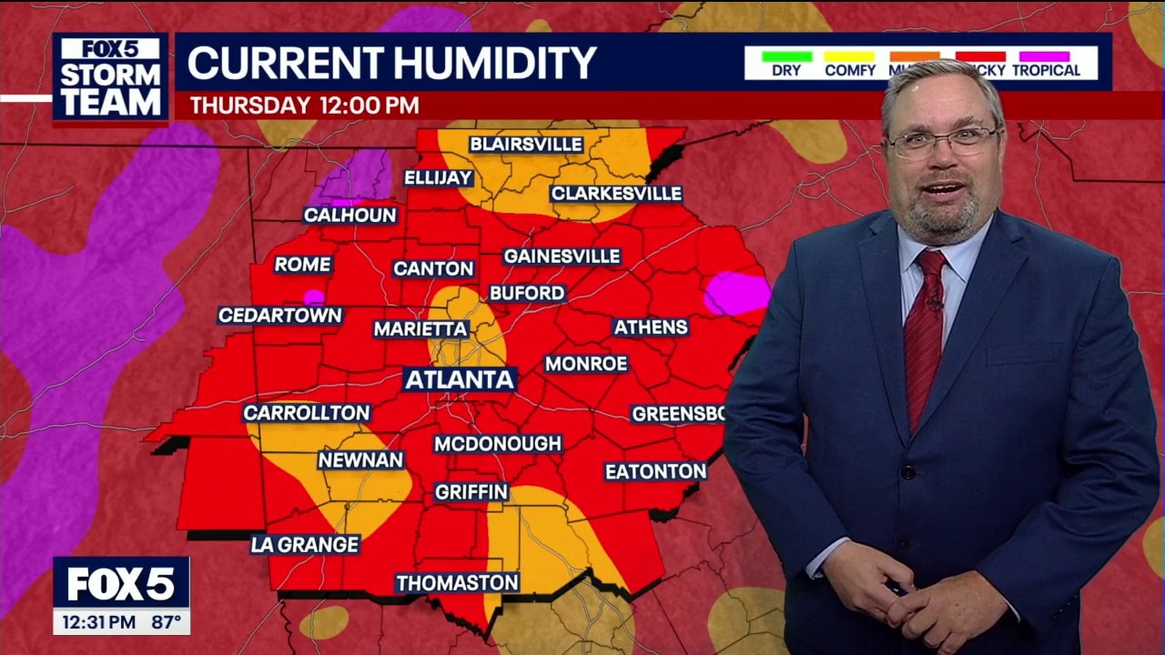 Thursday midday weather forecast