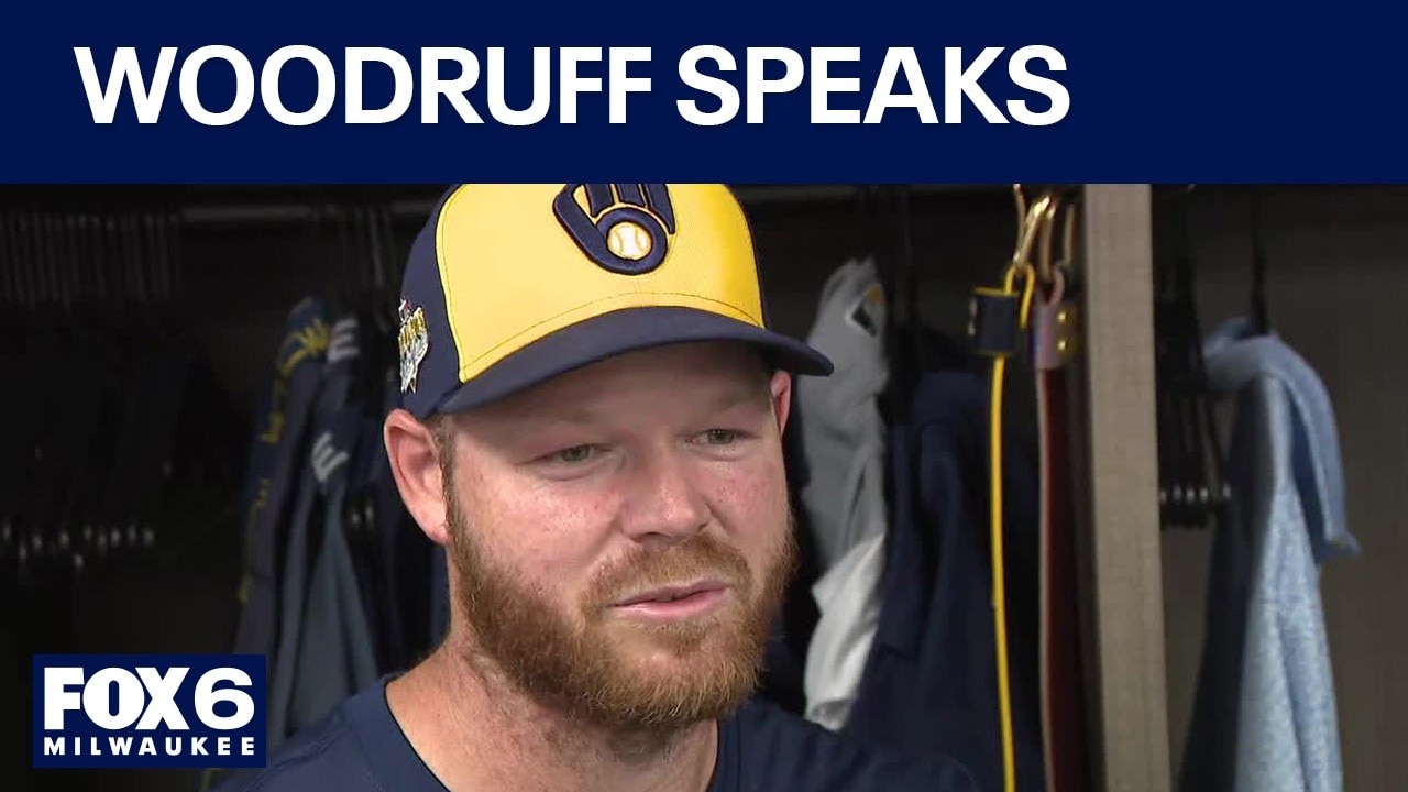 World Series: Brewers' Brandon Woodruff speaks after Game 3 win