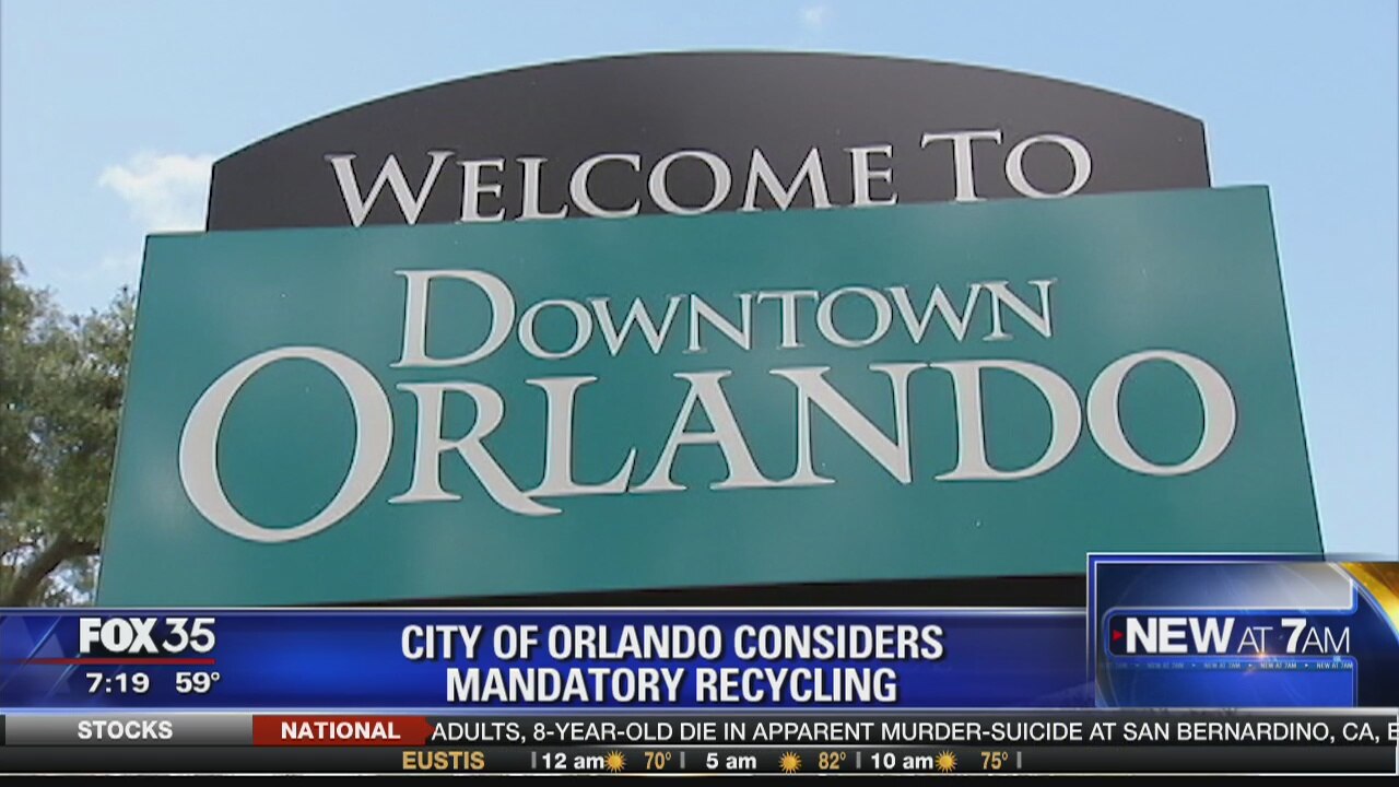 City of Orlando considers mandatory recycling