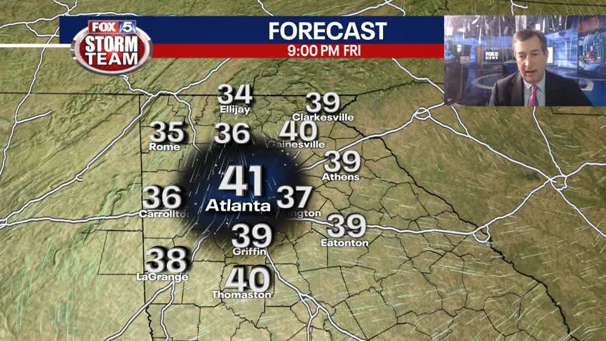 Friday Evening Weather Update