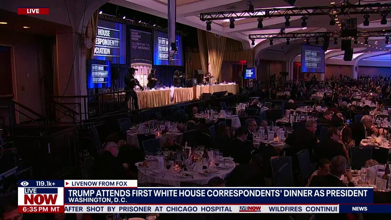 Trump rushed off stage after security situation at WHCD