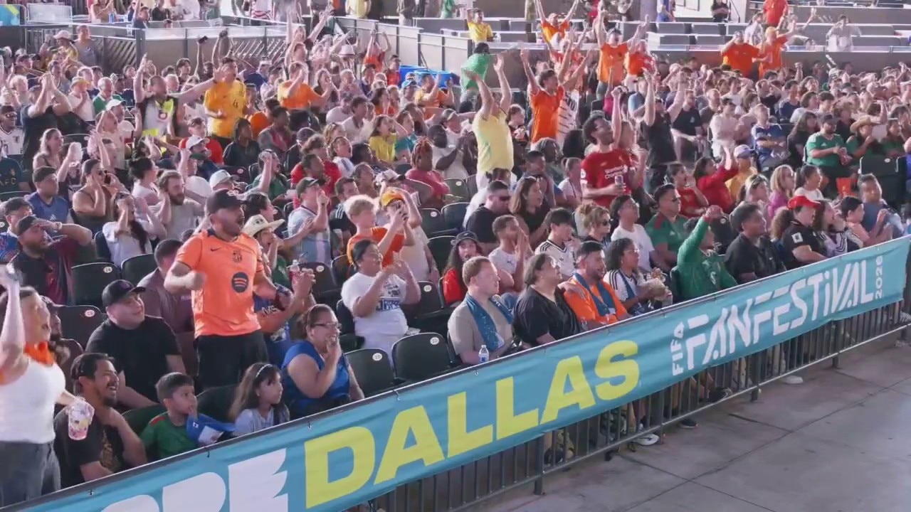 Dallas soccer fans react to first Netherlands goal
