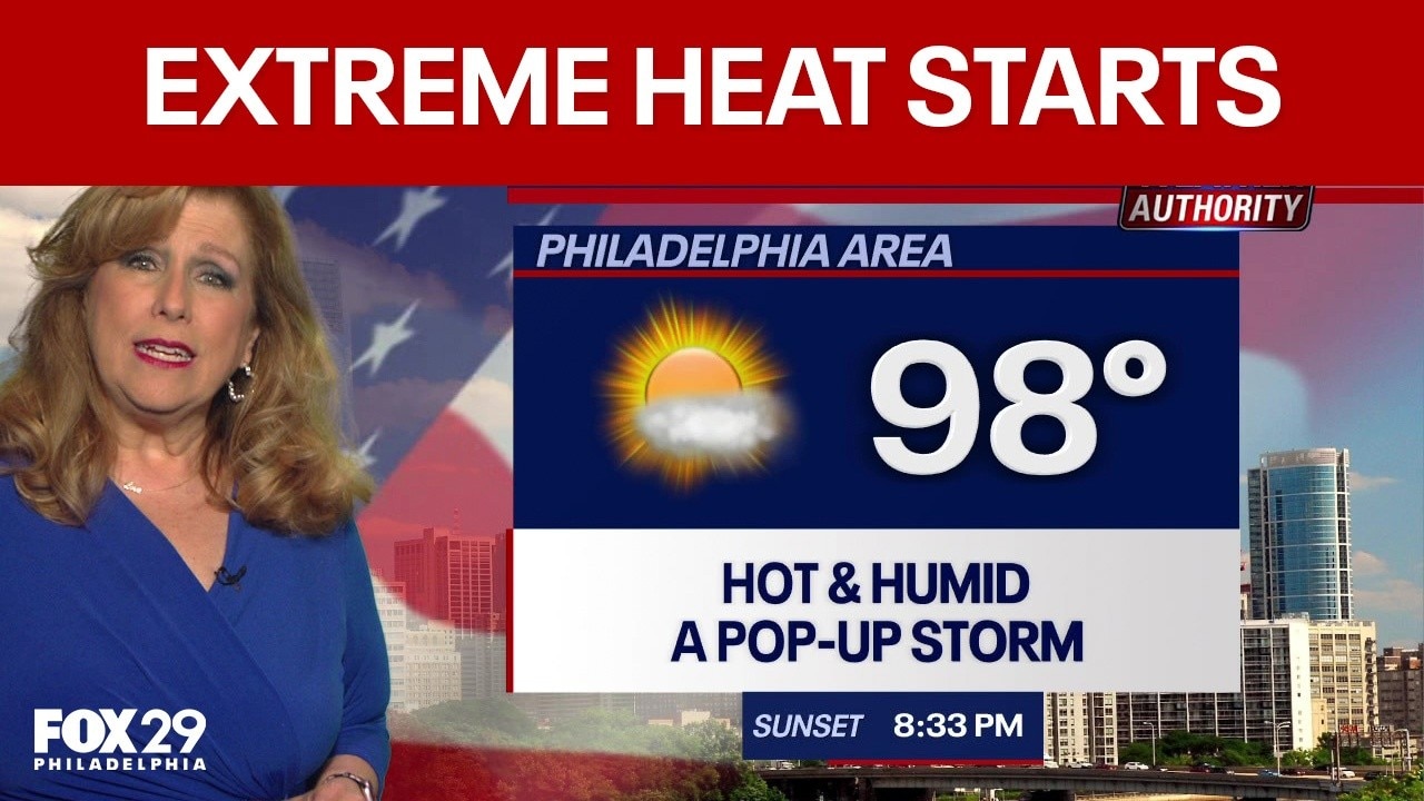 Philadelphia weather: Extreme heat warning starts Wednesday ahead of triple digit heat