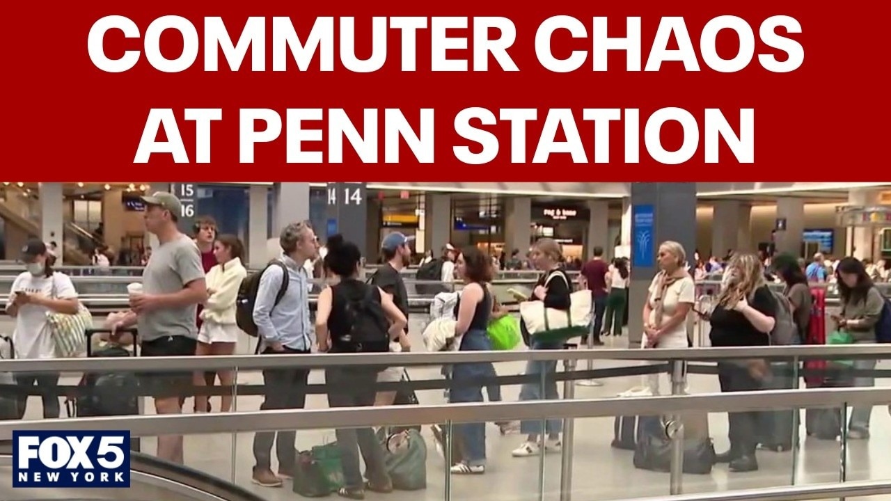 Penn Station train fire causes commuter chaos