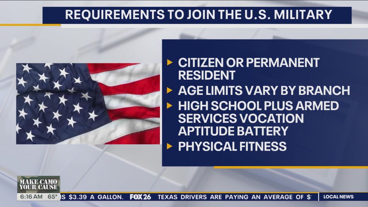 Requirements for joining the military