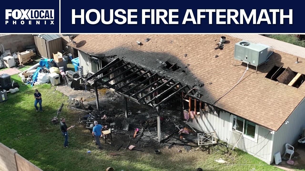 Fire destroys north Phoenix rental home