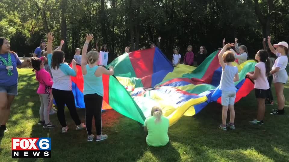 Kramp Visits Girl Scouts Summer Camp