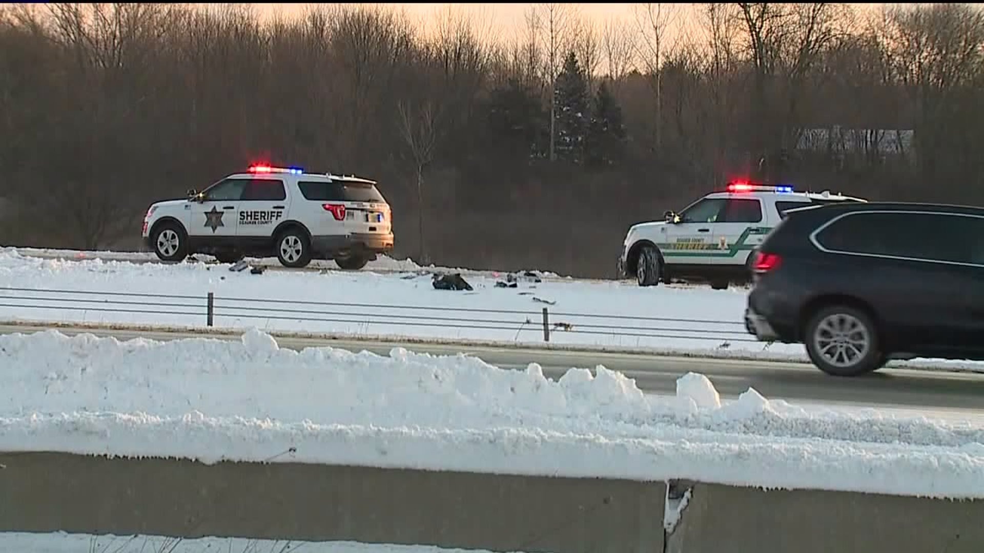 10-vehicle accident in Ozaukee Co.