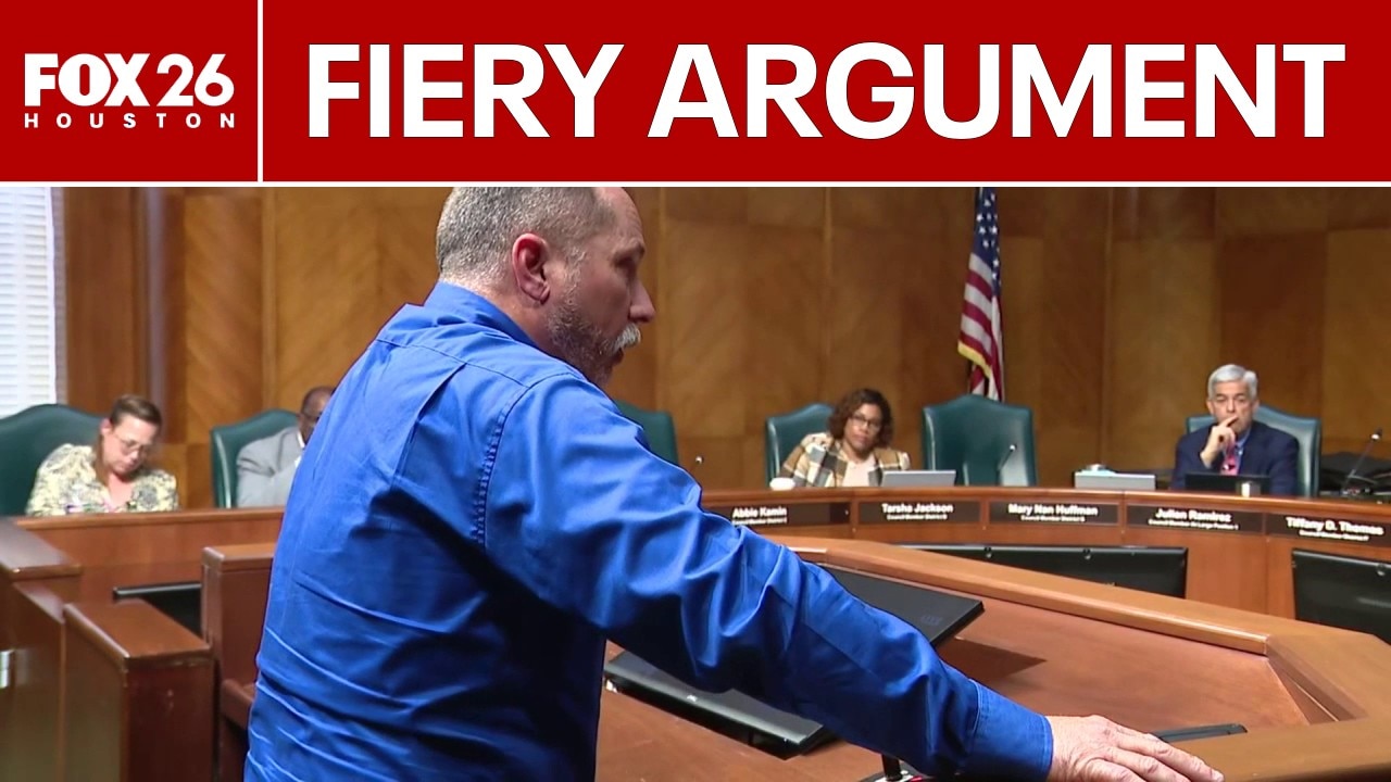 FULL VIDEO: Fiery argument between HPOU President Doug Griffith and Houston City Council