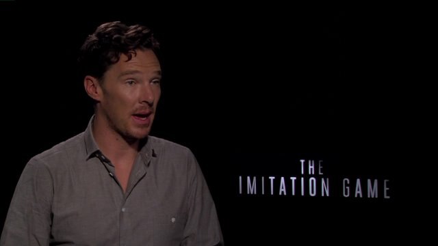 Benedict Cumberbatch talks with Gino about the new movie "The Imitation Game"