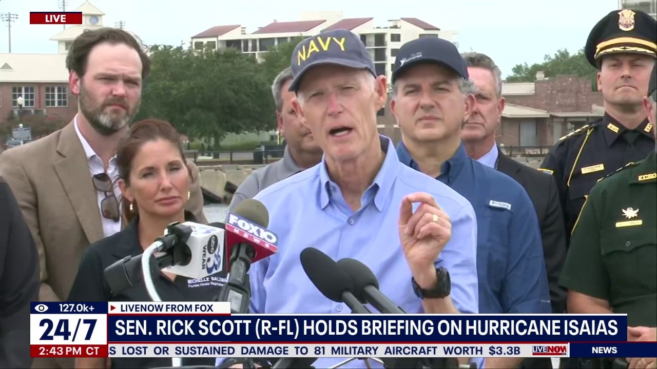 Florida officials speak on Hurricane Isaias