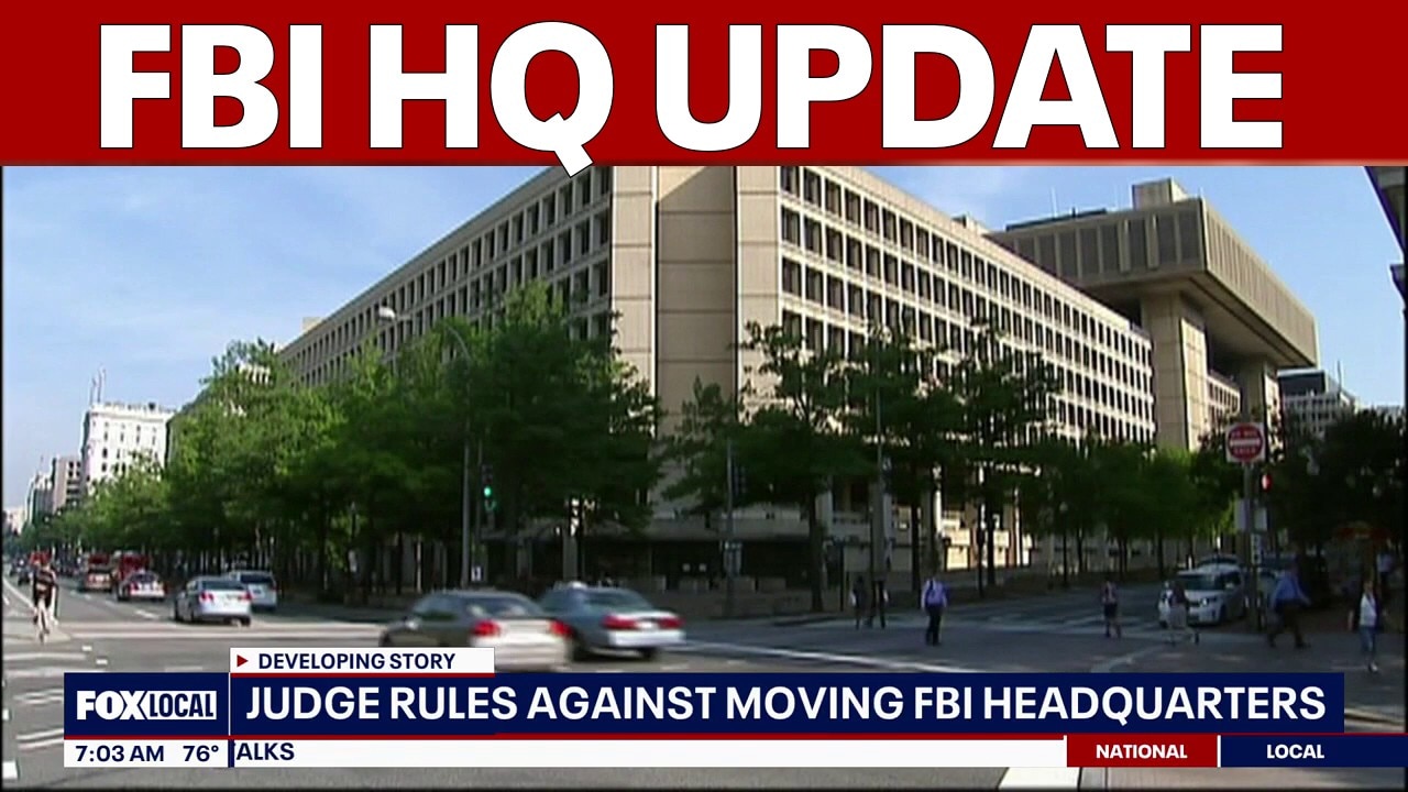 Judge rules against moving FBI headquarters