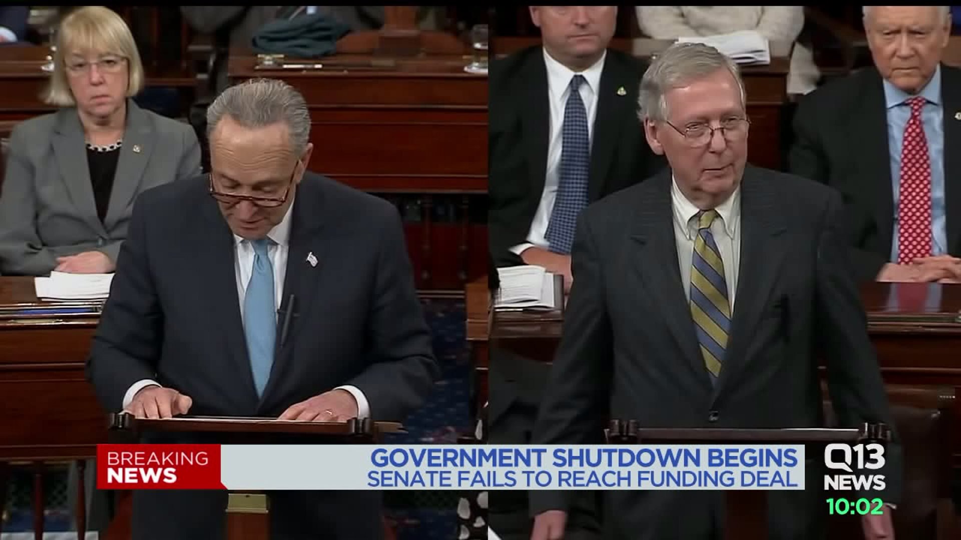 Government shutdown begins