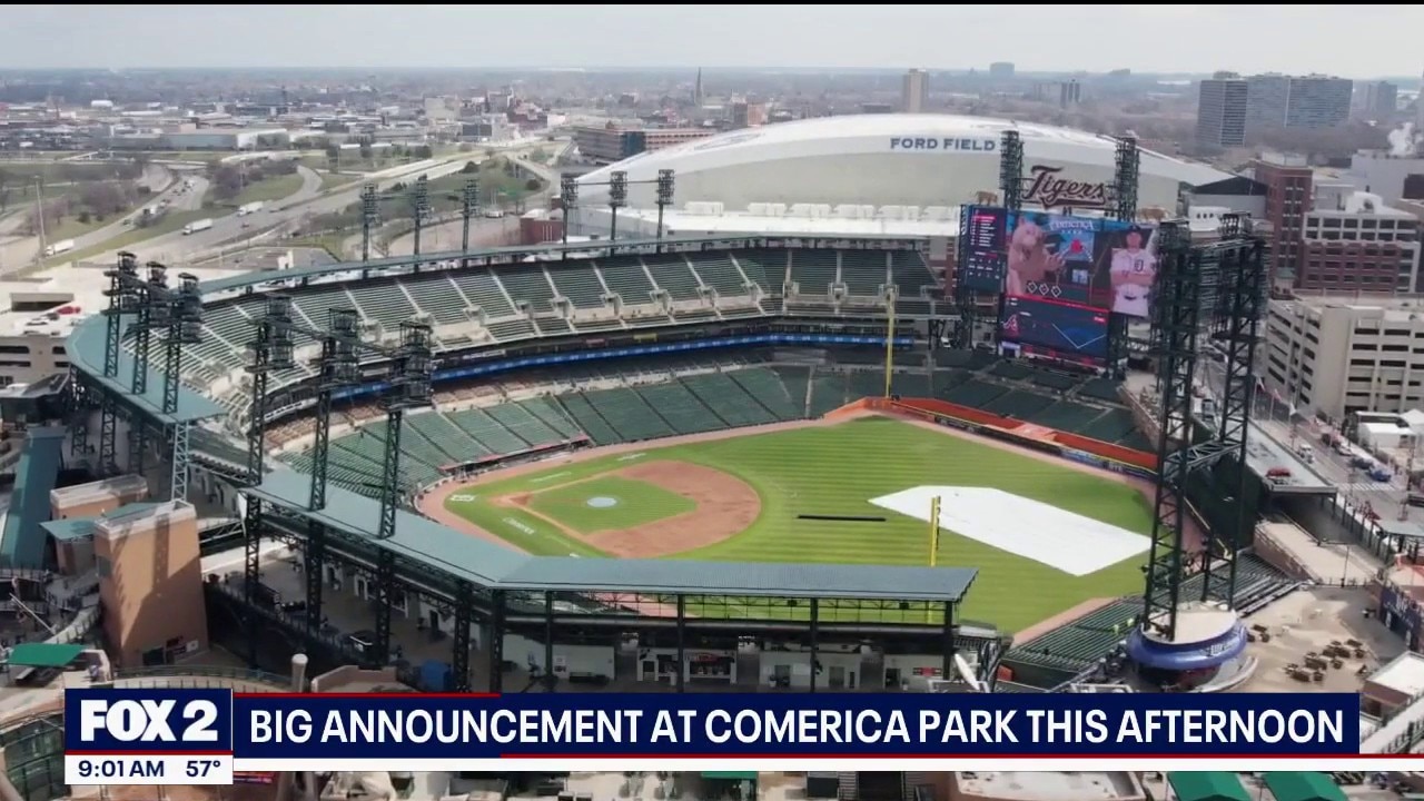 Comerica Park name change announcement expected today