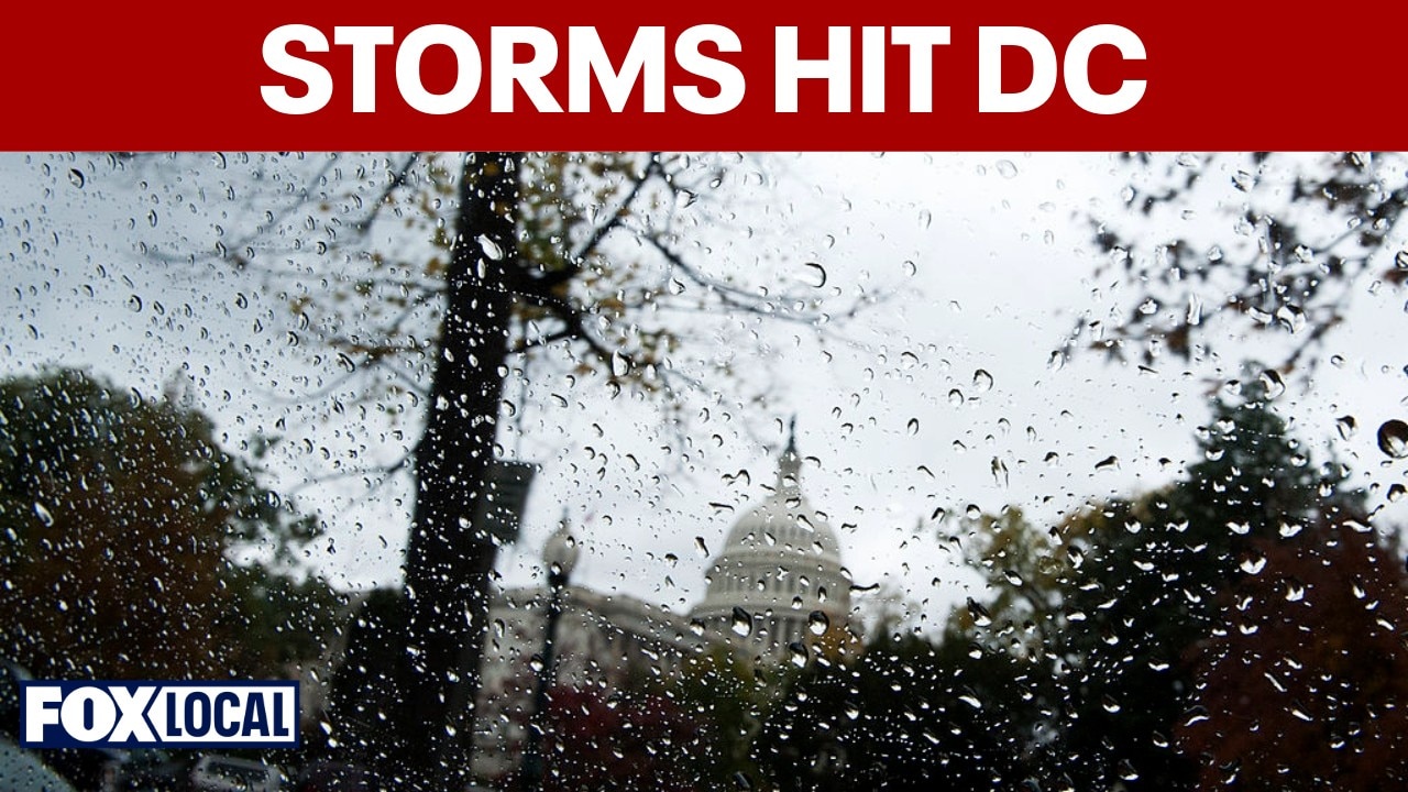 Scattered storms hit DC region, bringing heavy rain, wind and travel delays