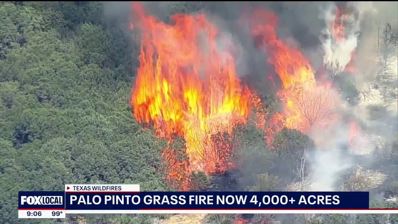 Texas grass fires cover more than 4,000+ acres