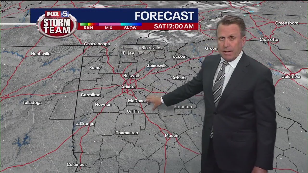 Thursday evening forecast