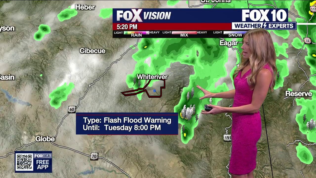 Arizona faces high risk of flash flooding as heavy rain approaches