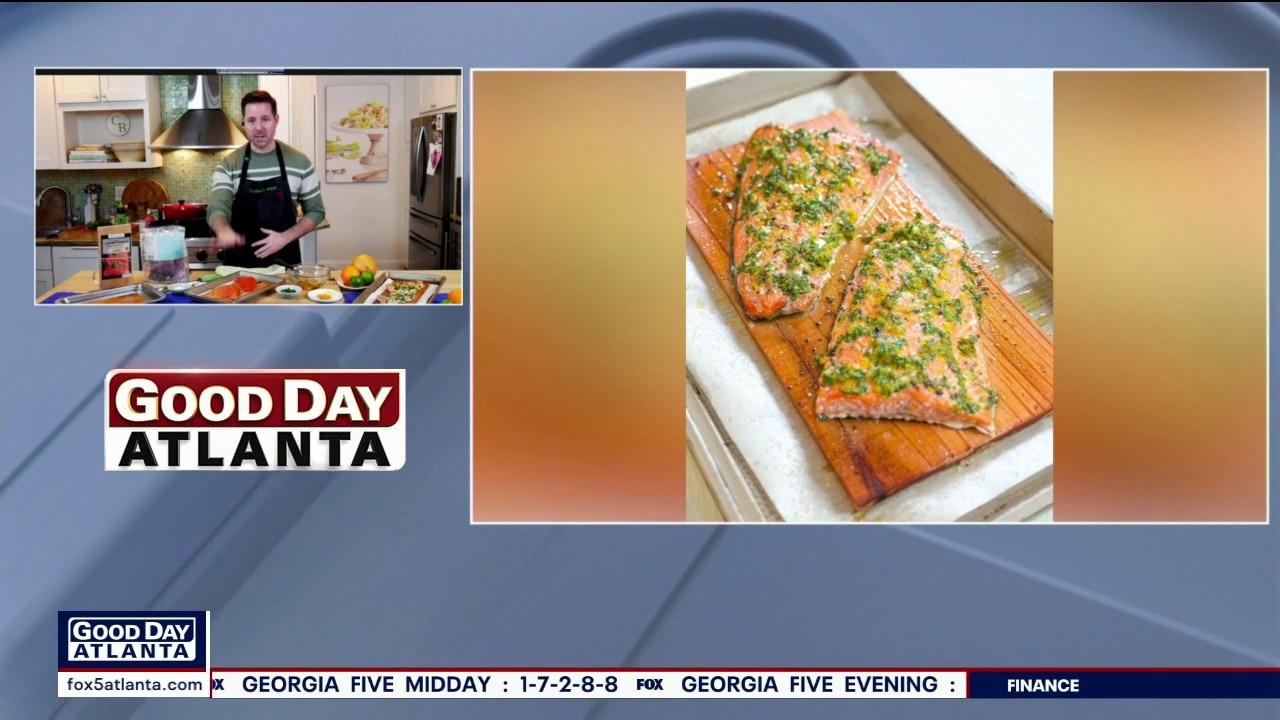 Chadwick show us how to make Cedar Plank salmon