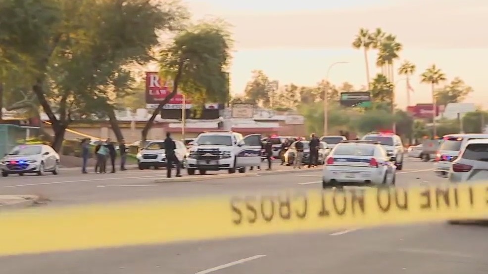 Suspect down, no officers injured in Phoenix PD shooting
