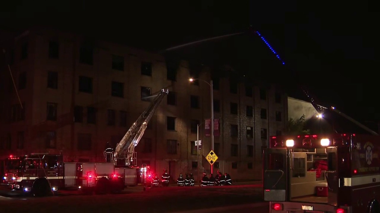 Milwaukee fire crews battle 5-alarm fire