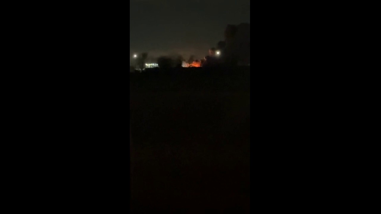 Large fire in Dayton, Texas on Tuesday