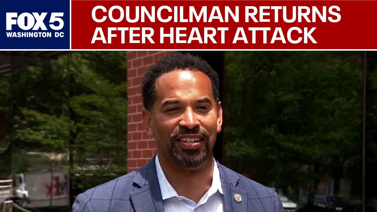 Montgomery County Councilmember Will Jawando returns to work after heart attack