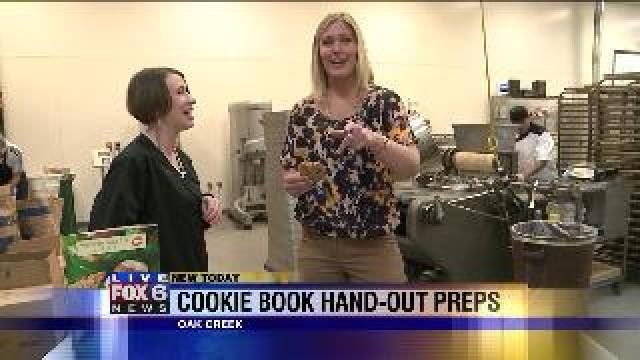 Cookie book hand-out preps