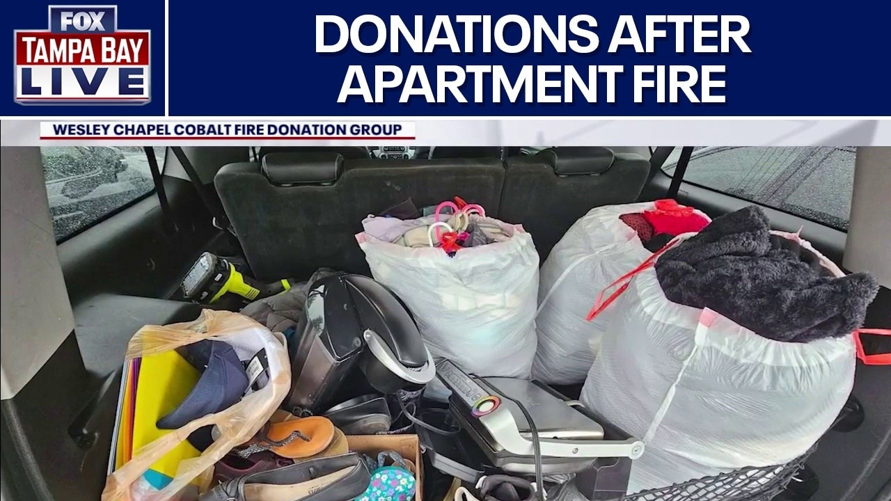Local groups accepting donations after apartment fire