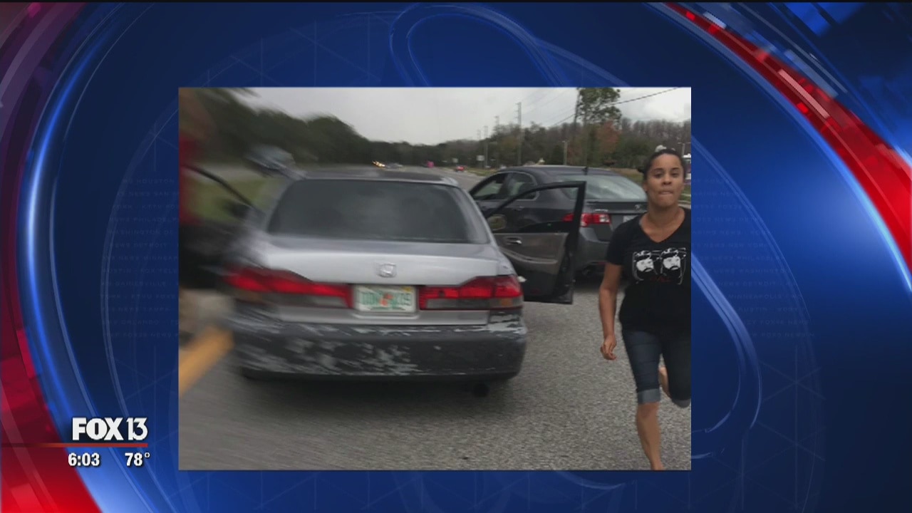 Road rage suspect seen in victim's photo