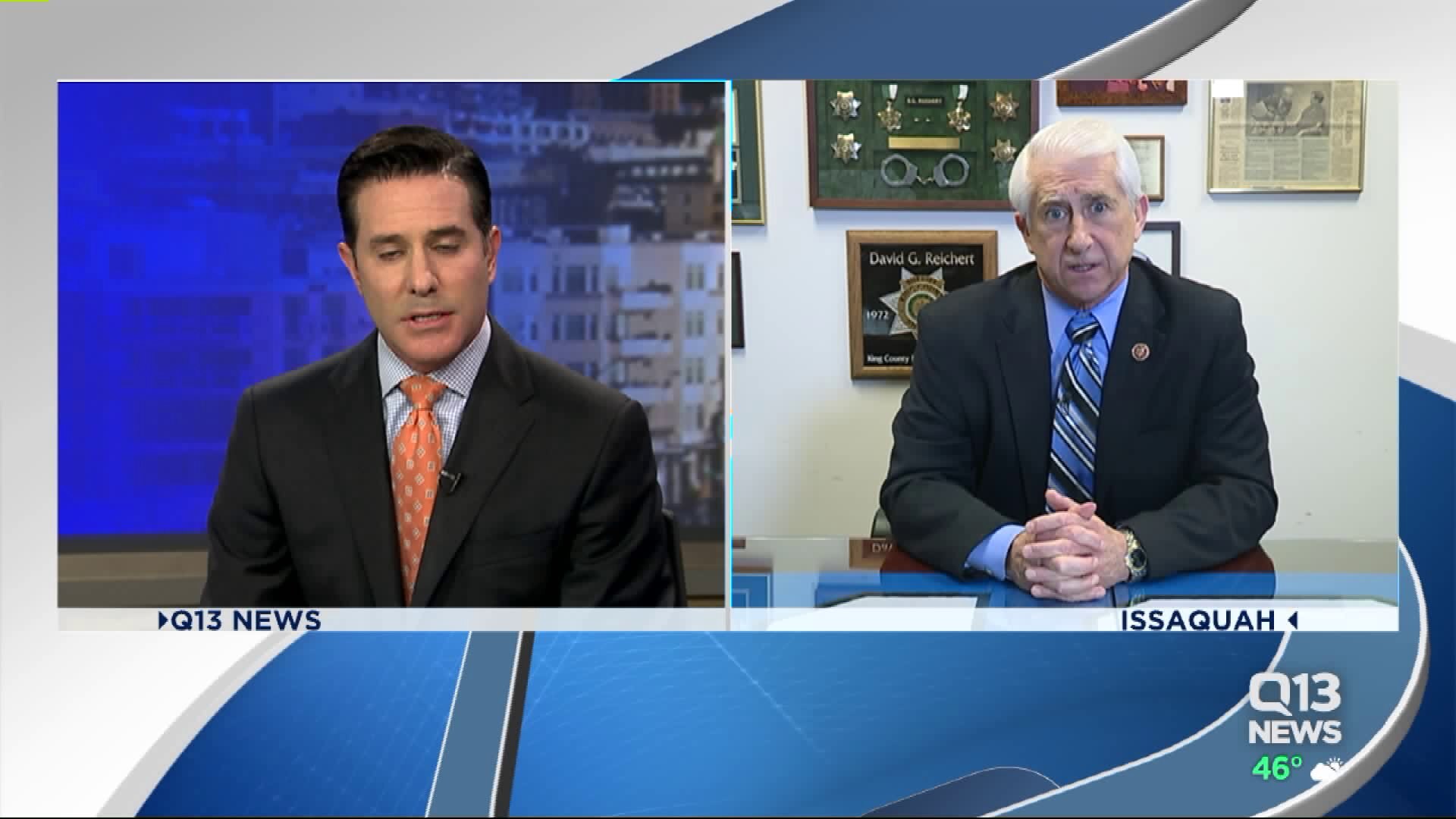 Rep. Dave Reichert: "We`ve had people committed to mental institutions who have stalked me"