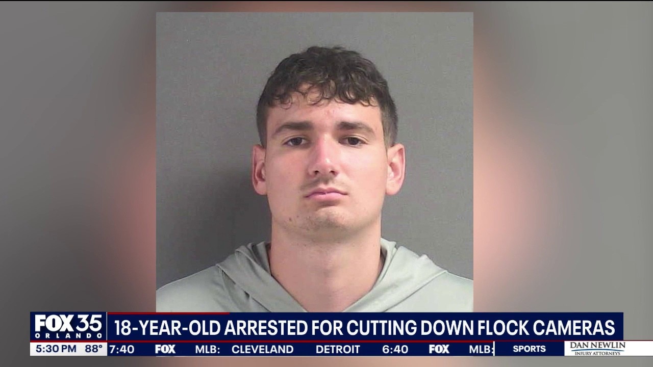 Teen accused of cutting down Flock cameras in Volusia County