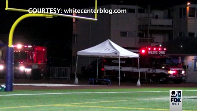 High school football player injured in game