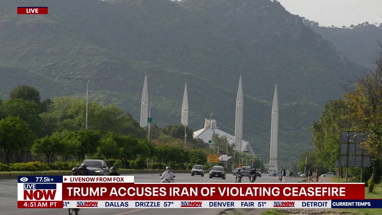 Trump accuses Iran of violating the ceasefire deal between the US and Iran numerous times. This at it's set to expire tomorrow and Vice President JD Vanc e