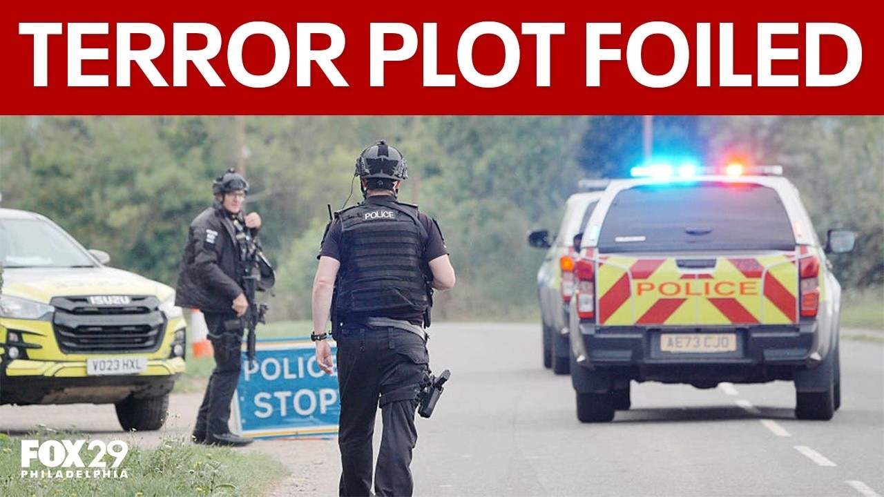 5 men held on suspicion of terrorist act near U.S.-used U.K. air base